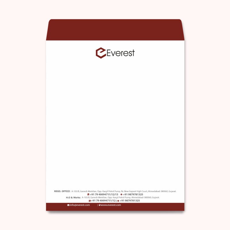 Online A4 Size Envelope Printing Custom Upload & Print PrintingO.in