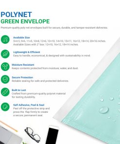 Polynet Green Envelope Printing
